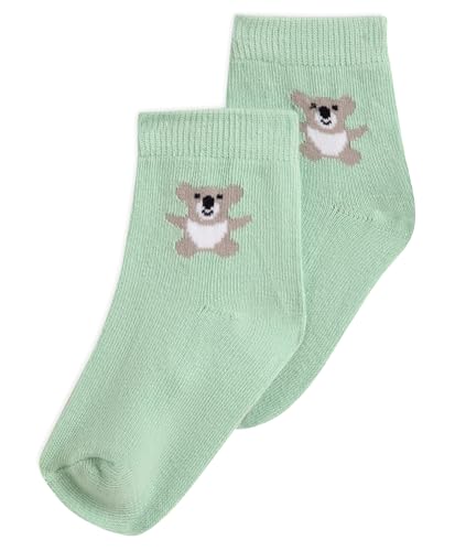 Image of Mi Arcus Bamboo Cotton Knitted Printed Ankle Socks for Kids