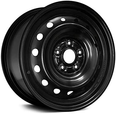 Marketplace Auto Parts Steel Wheel - Black - 16 x 6.5 Inch - 5 Lu...