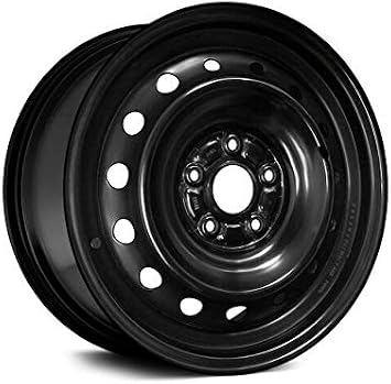 Marketplace Auto Parts Steel Wheel - Black - 16 x 6.5 Inch - 5 Lug - 15 Hole - 114mm Bolt Pattern - Compatible with 2006-2011 Honda Civic Coupe/Hybrid/Sedan W0122-P934299