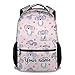 CUNEXTTIME Custom Koala Backpack for Girls Boys, 16 Inch Pink Backpacks for School, Cute Lightweight Durable Bookbag for Kids