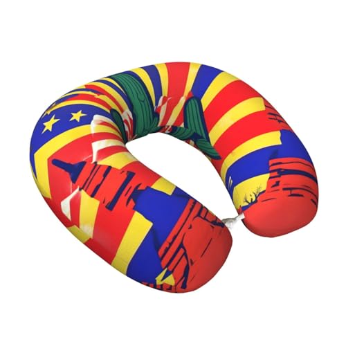Almohada de Memory Foam para Cuello Negro Talla Única miniatura 2