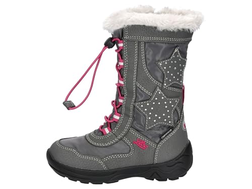 Lico Mädchen CATHRIN Schneestiefel, Grau/ Pink, 25 EU – Ansicht 2