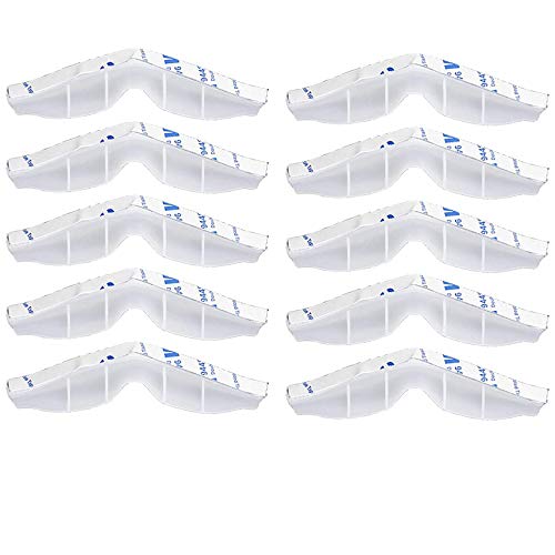 ILamourCar 10 Pièces Bandes de Pont de Nez Anti-buée, Coussinets de Pont de Nez en Silicone réutilisable, Inoffensif et Insipide, Pince-Nez antibuée pour Masques empêcher Les Lunettes de s'embuer Cover