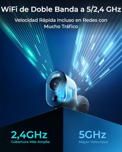 Cámara de vigilancia exterior sin cables para evitar descargas de batería 7