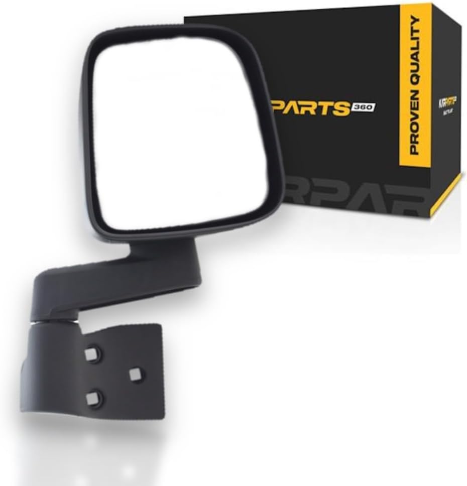 For Jeep Wrangler 2003 2004 2005 2006 Door Mirror Passenger Side | Manual | Non-Heated | Textured | 55395060AD | CH1321259