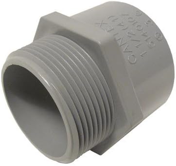 Cantex Pvc Male Terminal Adapter Threaded 3/4 " Ul Schedule 40