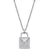 Pietra Collana Michael Kors MKC1040AN040 Argento 925 collezione Padlock