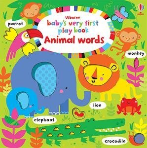 Baby's Very First Playbook Animal Words 0794536441 Book Cover