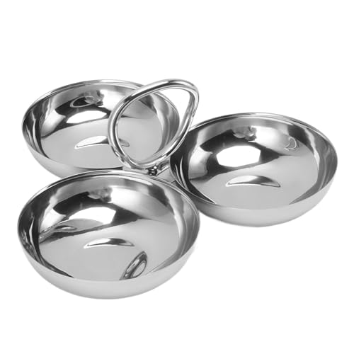 Ustensiles de cuisine faciles à nettoyer assiette à collations 3 en 1
