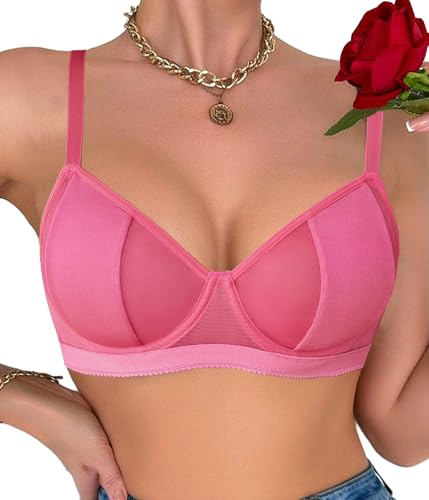 Soutien-gorge en maille transparente idéal sous les tenues décolletées