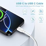 USB C Charger Cable, 60W Google Pixel USB C Charging Cable Cord, 6FT PD Type C Charge Cable Fast Charging for Google Pixel 10 Pro/9a/9/8/7/6/5/4/3 XL/Samsung Galaxy S25/S24/S23 FE/S22/S21/A56/A36/A16 - Image 3