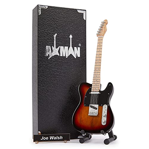 Joe Walsh Réplique de guitare miniature Hotel California – Cadeaux musicaux – Ornement fait à la main – Comprend une… - Les Beatles, Paul McCartney, John Lennon, RIngo Starr, George Harrison Joe Walsh Réplique de guitare miniature Hotel California – Cadeaux musicaux – Ornement fait à la main – Comprend une…