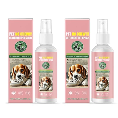 Kelisdi 2 x 100ml Anti-Kau-Spray für Hunde