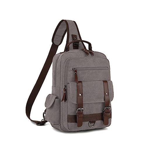 ZHZXYZDY Vintage Canvas Crossbody Bag