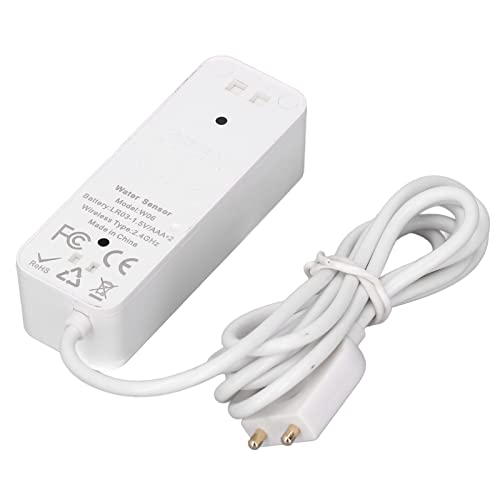Water Level Sensor Alarm, Easy Installation Remote Control ABS Water Leak Sensor Detector Low Batter