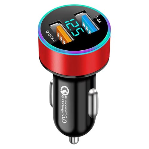 ԍڏ[d AMAPC for Ԃ̓d 2USB|[g d 4.8Ad }[d LEDfW^fBXv[ USBJ[`[W[ d12`24VԑΉ y iPhone & android & IQOS Ήz bh