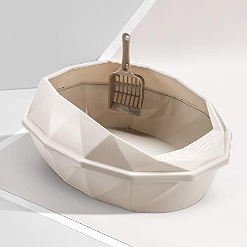 Detachable Plastic Pet Litter Box Semi-Closed Anti-Splash Reusable Cat Bedpans Pet Toilet Cleaning Supplies Pet Toilet (Color : 1 Size : 38x27x14CM) (3 38x27x14CM) image 4