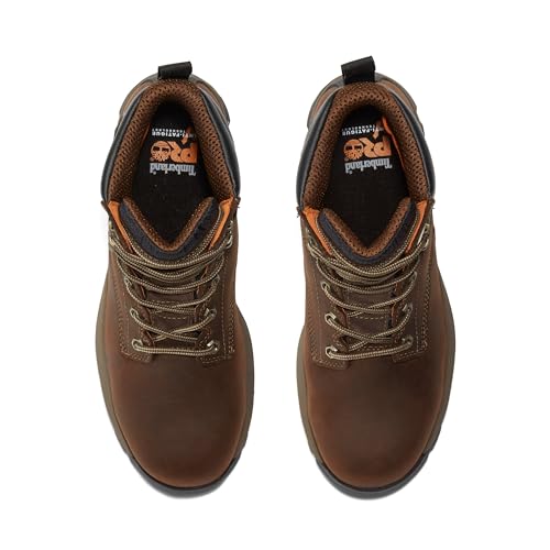 Timberland PRO Timberland PRO Men's TiTAN EV 6 Inch Composite Safety Toe Industrial Work Boot, Brown-2024 NEW, 10 M US