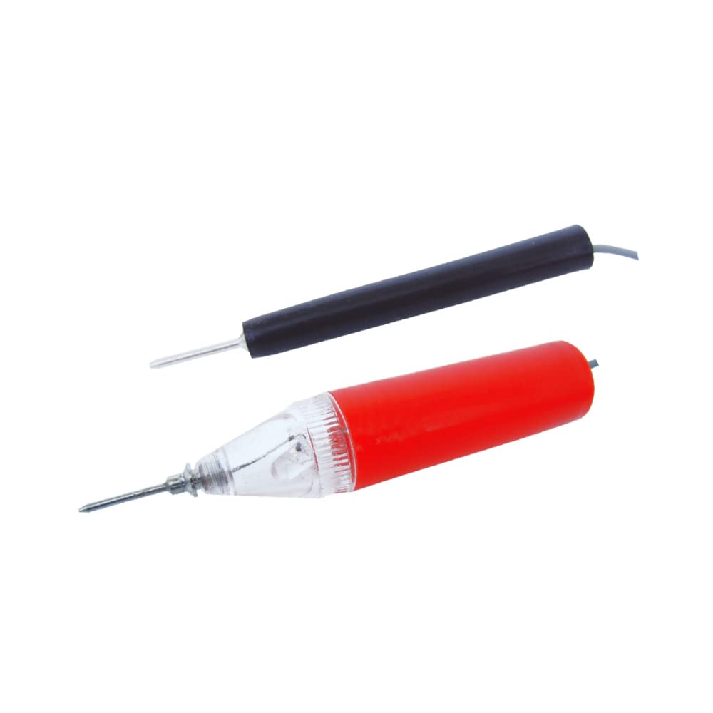 MX Rocket Type Continuity Tester | LED Indicator | Electrical Wire & Circuit Testing Tool (Without Batteries) | Ideal for Electricians Technicians & DIY Projects, Black