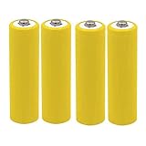 Hisonde 4 Pack AAA Battery Placeholder Cylinder AAA Size Hot Dummy Fake Battery Setup Shell