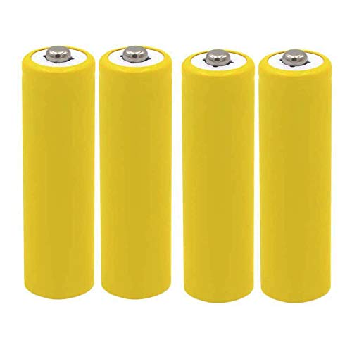Hisonde 4 Pack AAA Battery Placeholder Cylinder AAA Size Hot Dummy Fake Battery Setup Shell