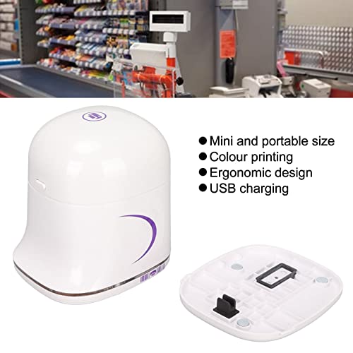 Portable Wireless Printer Mini Handheld Printer Color Printing, Usb Travel Printer Pocket Printer Support App Edit Any Print Pattern For Diy Tshirt,Mobile Phone Cases, Laptop Case,Number,Label, Patter #TOP1