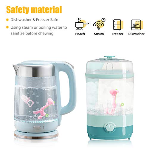 image for SHARE&CARE Baby Teething Toys and Natural Organic Food Feeder Pacifier