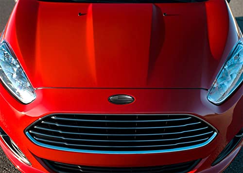 4.5 Inch American Black Flag Emblem For Ford Front Grille Rear Tailgate Emblem, Oval Badge Compatible With Edge/Escape/Explorer/Expedition/Sport Trac(4.5" Black) #TOP1