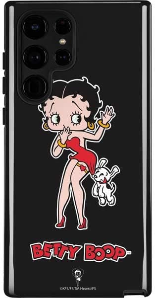 Skinit Pro Phone Case Compatible with Galaxy S22 Ultra - Officially Licensed Betty Boop with Puppy Design