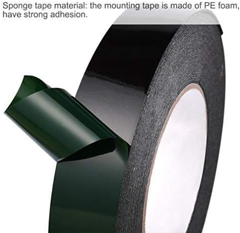 Strong Double-Sided Tape,Office Tape 2 pcs Thickness 3 mm width10-50 mm 5 Meters Long Double Sided Sponge Tape Mounting Adhesive Tape Roll Cars Trims(15 mm*3 mm*5 Meters)