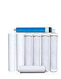 4 filtri al carbone) 5 micron Universal 5-stage Under Sink Reverse Osmosis Annual replacement Filter kit by complete filtration Services