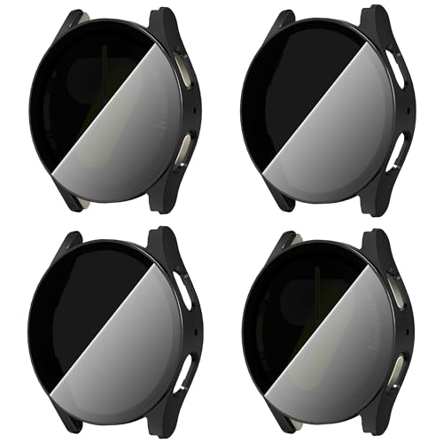 Verre trempé Samsung Galaxy Watch 7 44mm lot de 4 coques étanches pour sport et quotidien