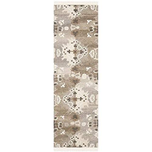 Safavieh Moroccan Boho Tribal Indoor Flatweave Runner Area Rug, Natural Kilim Collection, NKM318, in Grey / Multi - Image 3