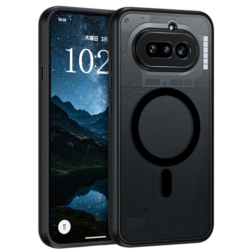 DOMAVER Nothing Phone 4a �P�[�X magsafe�Ή� �X�g���b�v�z�[���t�� �y�� �ČRMIL�K�i�ϏՌ� �S�ʕی� PC�}�b�g�����w�� TPU���� ���΂ݖh�~ �w��h�~ ����~�� ��ʃ����Y�ی� �V���v�� �j�� �ʋΗp ������ �ی�J
