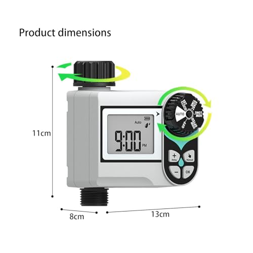 Structure d'arrosage en laiton durable avec horloge programmable haute précision