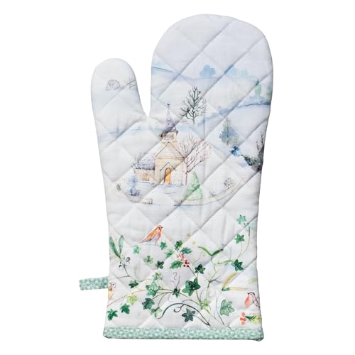 Maison d'Hermine Oven Gloves 100% Cotton Oven Mitt (7" x 13", Pack of 1)