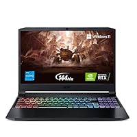 Acer Nitro 5 Gaming Laptop Intel Core i5-11400H 11th Gen Processor (16GB/512GB SSD/ NVIDIA GeForce GTX 1650 4GB GDDR6 Graphics/Windows 11 Home/RGB),AN515-57 with 15.6″(39.6cm) FHD 144Hz IPS Display