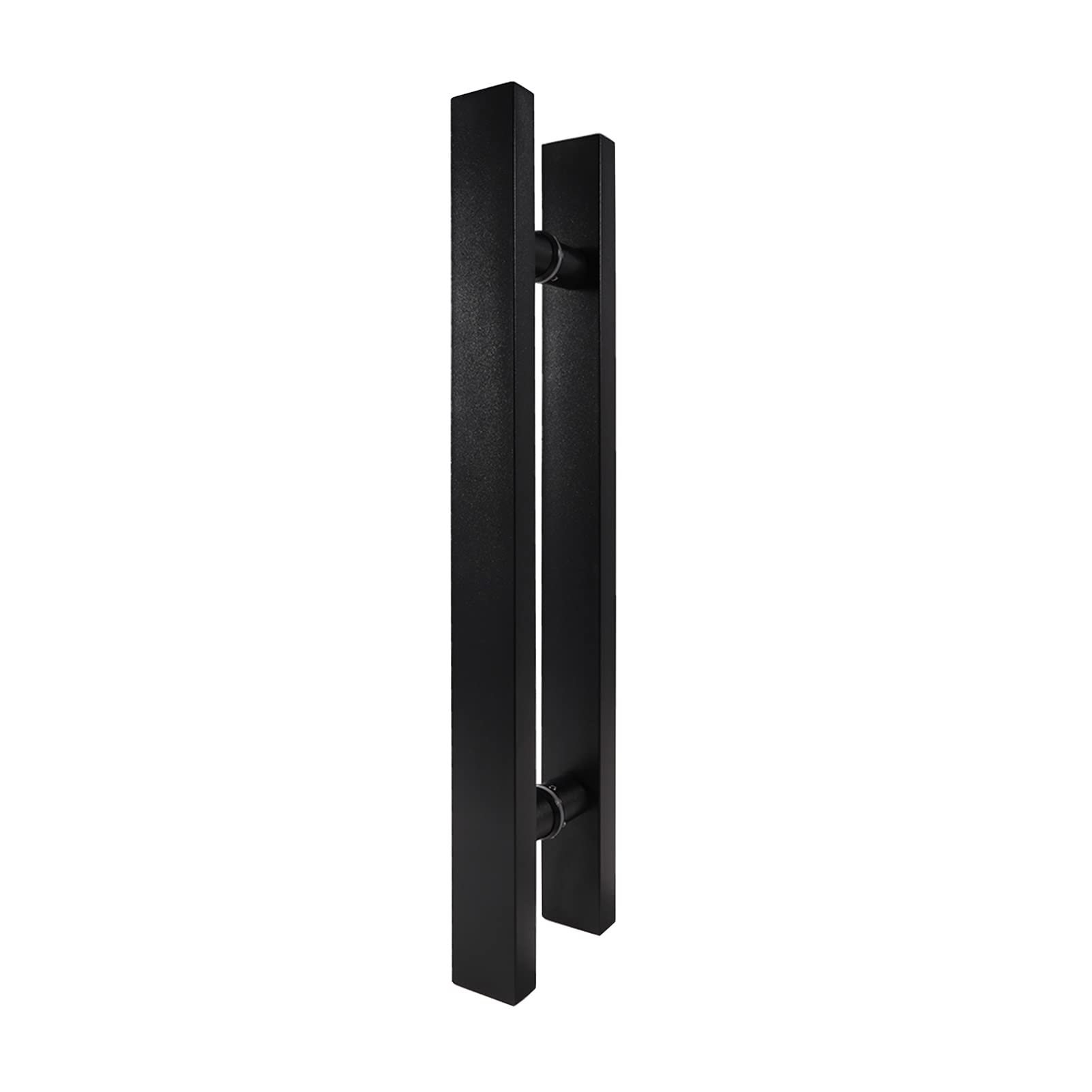 MXXQRHF Matte Black Stainless Steel Glass Door Handle - 300mm Pull & Push Shower & Conference Room Sliding Door Hardware - Modern Design, Durable & Elegant Finish