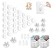 Outlet Plugs Covers Baby Proofing(36 Plug + 6 Keys),Baby Safety Electrical Wall Socket Protector Caps Kit for Toddlers Child