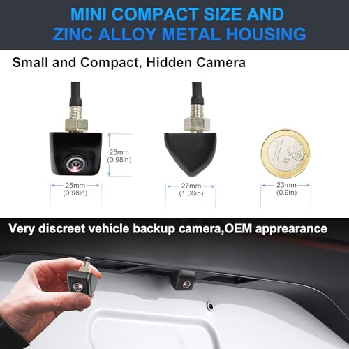 PARKVISION Rückfahrkamera Auto Flexible Einbaulage erlaubt Rückfahrkamera Nachrüsten mit...