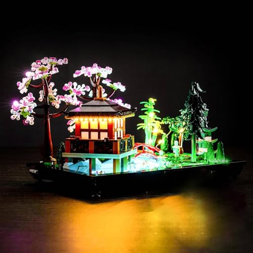 DALDED Light Kit for Lego 10315 Tranquil Garden Set, Innovative Led Lighting Kit Light Design and Configuration Compatible with Lego 10315 Building Blocks Model - NOT Included The Model Set