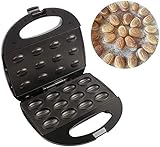 KELITINAus Mini Nutwalnut Cake Maker Automático, Boffere Eléctrico Máquina de Pan Sandwich Hierro, Tostadora Horneando Baneado Pan Horno