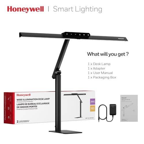 Honeywell HJ1BK Eye-Caring 1200LM LED Architect Desk Lamp for Home Office - image 8