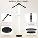 Mannequin Torso, 30 to 41 Inch Height Adjustable Shirt Display Stand for Vendors Shop Graduation Party, Stable Ease Assembly Dress Form Clothes Garment Rack, Jacket Coat Hanger Stand, Black