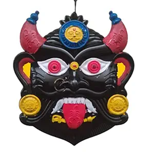 DVN Plastic Nazar Suraksha Kawach, Dhristi Bommai, Nazar Battu, Eye Vision Statue for House, Office, Shops(Medium) Wall Door Hanging