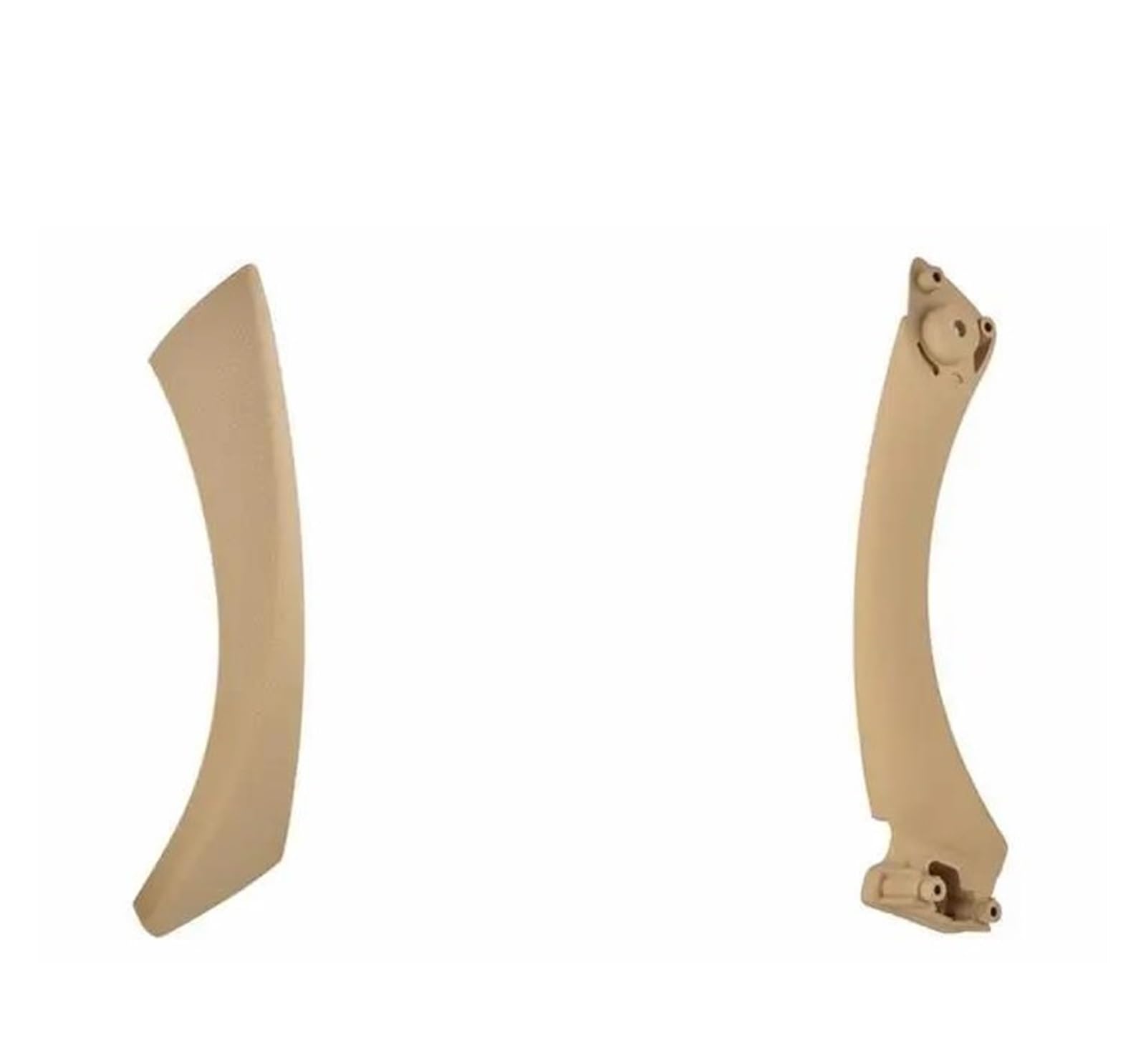 ELEKMPMGTD for 3Series E90 E91 318 320 325 328 330 335 Part Inner Doors Panel Handle Bar Pull Trim Cover Interior Door Handle(Beige Left)