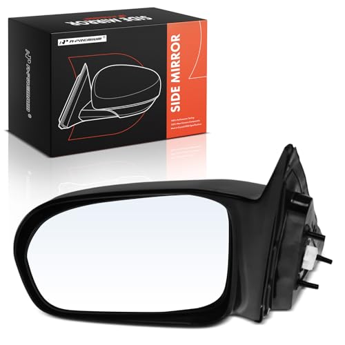 A-Premium Driver Side Power Door Mirror - Compatible with Honda Civic 2001 2002 2003 2004 2005 - Non-Heated Non-Folding Smooth Black Outside Rear View Mirror by A-Premium - Used condition - US$40.85
