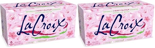 Image of LaCroix Sparkling Water, Cherry Blossom | 12 Fl Oz | Pack of 16