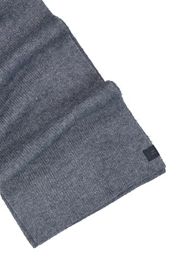 Écharpe bleue en maille côtelée GARCIA l'accessoire des balades hivernales