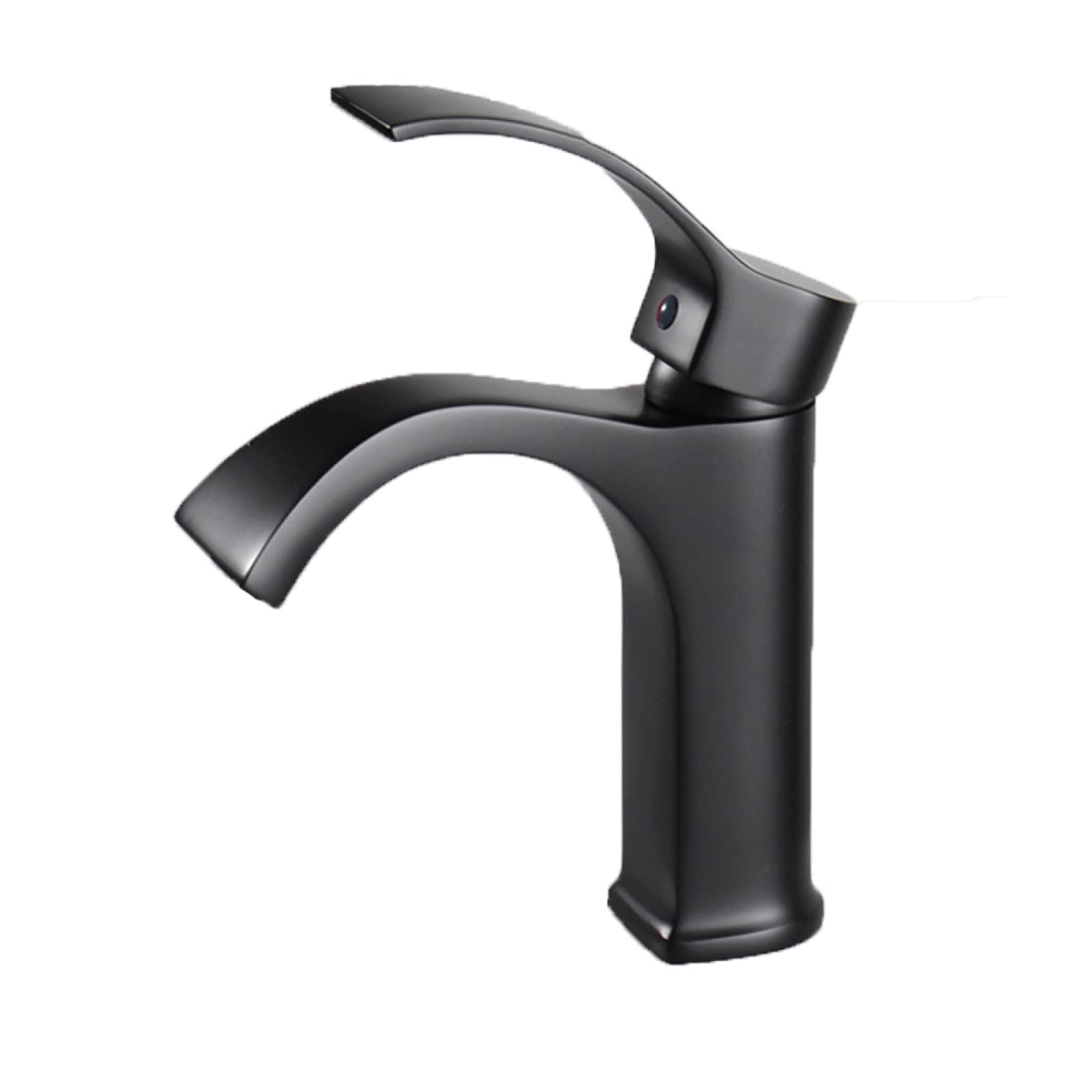Robinet cascade de salle de bain court pour éviter les éclaboussures